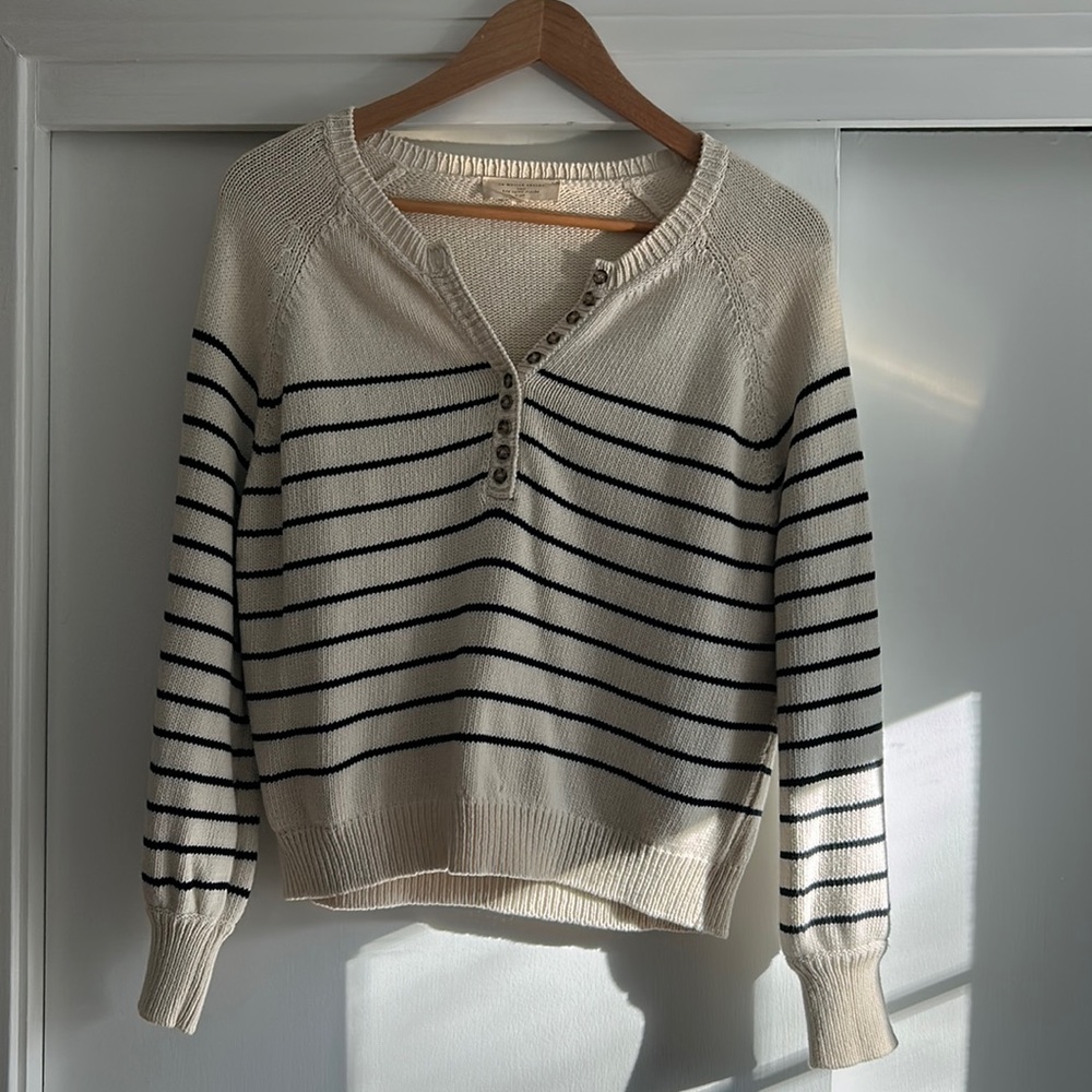 Sezane striped sweater